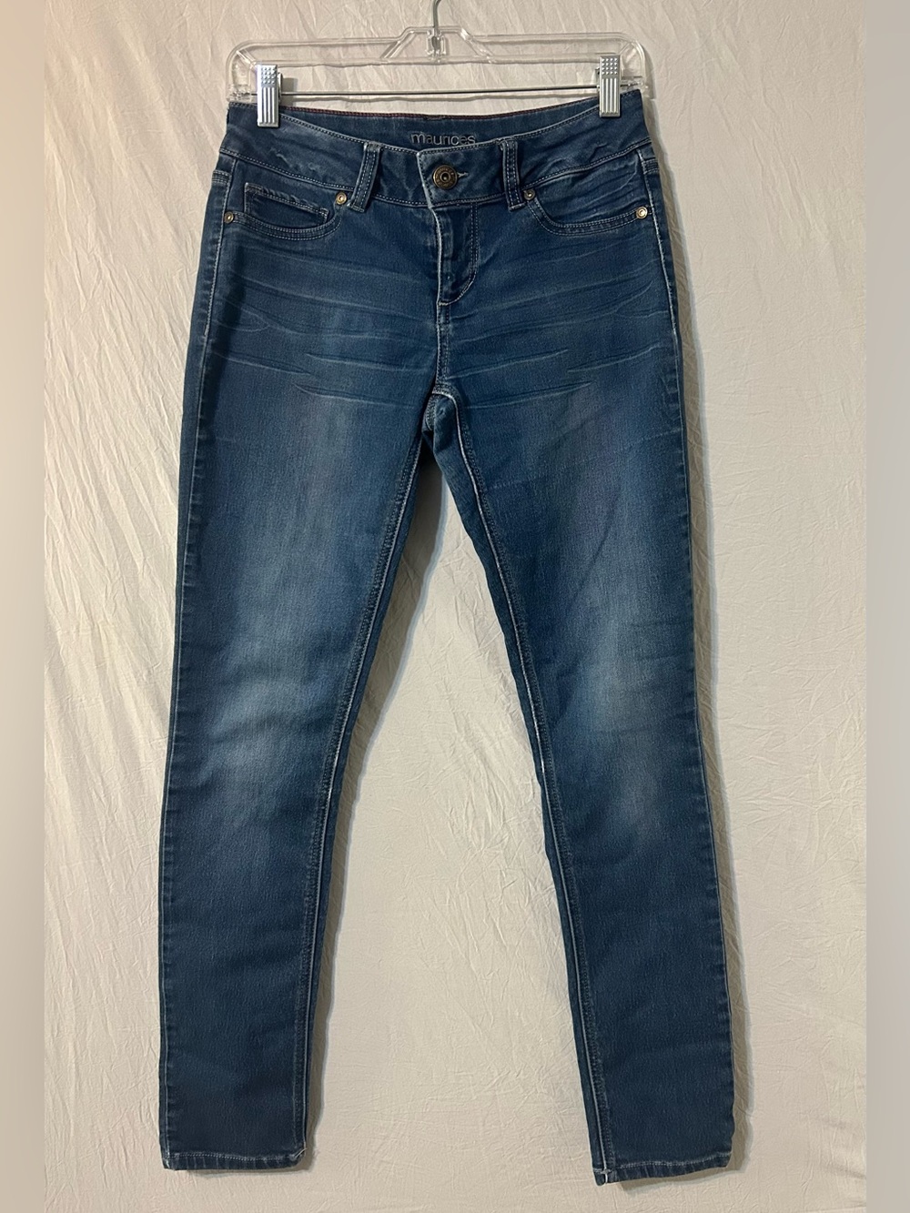 Maurice’s Women’s Dark Blue Skinny Jeans M Regular High Rise 5 Pocket Stretch